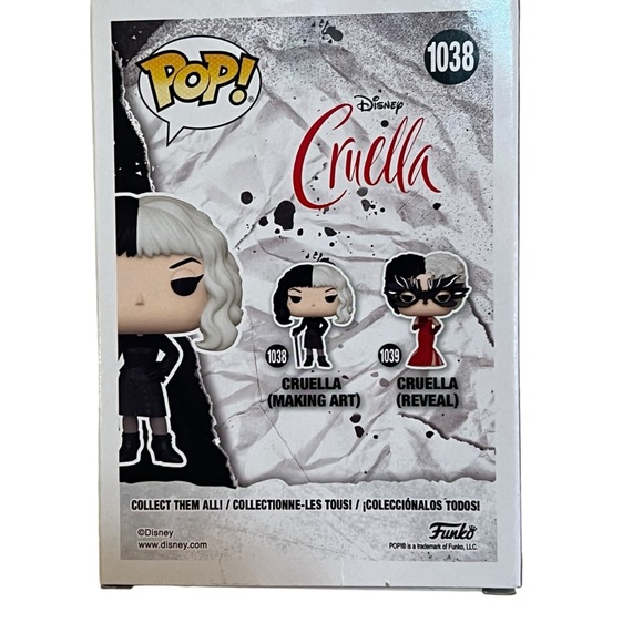 FUNKO POP DISNEY Cruella Making Art  brand new in box - Picture 2 of 5